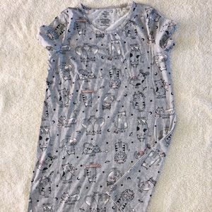 Kids Grey Cat Nightgown